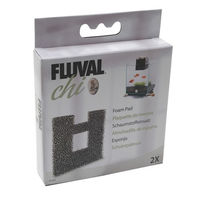 Produktbild von Fluval Ersatzschaumstoffeinsatz für Fluval Chi Süßwasserfilter 2er-Pack Schwarz