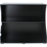 Produktbild von Fluval Flex 123 Aquarium Schrank offen schwarz für Fischaquarien