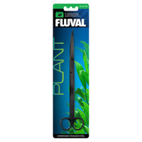 Produktbild von Fluval Gebogene Schere aus Edelstahl in Schwarz 25 cm