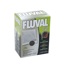 Fluval Kohlepatrone für C2-Filter 3 x 45 g Filtermedien Weiß - 3 x 45 g – Bild 1 von 3