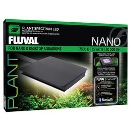 Produktbild von Fluval Nano Plant LED Aufsetzleuchte für Süßwasser-Aquarien aus Aluminium in Schwarz