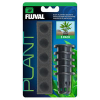 Produktbild von Fluval Pflanzkorb für Süßwasser-Aquarien aus Kunststoff in Schwarz
