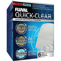 Produktbild von Fluval Quick-Clear Feinfilterpads aus Polyester für Fisch Außenfilter 6er Pack