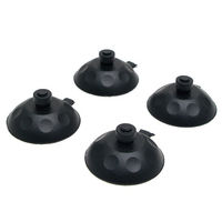 Produktbild von Fluval Saugnäpfe und Clips Set für Außenfilter in Schwarz aus Kunststoff