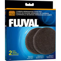 Produktbild von Fluval Schaumstoffpatrone mit Aktivkohle für Fisch Außenfilter FX4 FX5 und FX6 2er Pack