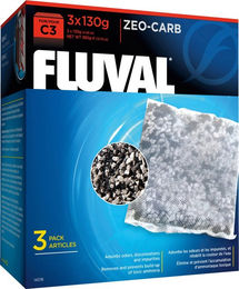 Fluval Zeo-Carb Filtermedium für Fisch-Stufenfilter 390g 3er Pack - 3 x 130 g – Bild 1 von 6