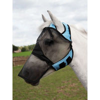 Produktbild von Fly Cover Pro Gap Fliegenmaske für Pferde mit Pony und Fleece-Besatz