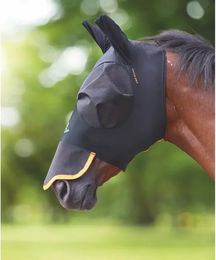 FlyGuard Pro Fliegenmaske für Pferde mit Nasenschutz Stretch – Bild 1 von 1