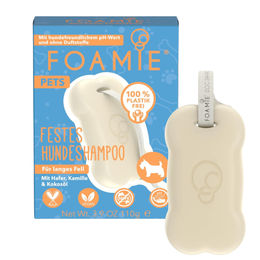 Foamie Hundeshampoo Mousse für Langhaarige mit Kamille, Hafer und Kokosöl vegan 110 g - 110 g – Bild 1 von 3