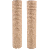 Produktbild von Fokelyi Kratzbrett für Katzen aus Sisal und ABS in Beige, 2er Set