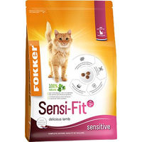 Produktbild von Fokker Cat Sensi-Fit Katzenfutter Adult Lamm und Fisch Glutenfrei 2,5 kg