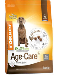Fokker Dog Age-Care Hundefutter Huhn für Senior Hunde 2,5 kg – Bild 1 von 2