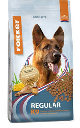 Fokker Dog Regular K9 Trockenfutter mit Huhn für erwachsene Hunde 20 kg – Bild 1 von 2
