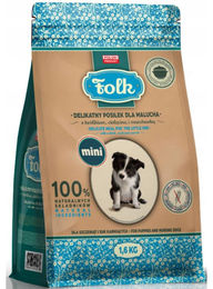 Folk Junior Small Breeds Trockenfutter für Welpen mit Kaninchen, Kalb und Karotte 1,6kg – Bild 1 von 1