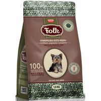 Produktbild von FOLK Small Breeds Trockenfutter für Hunde Adult mit Kaninchen Lamm und Wachtel Getreidefrei 1,6kg