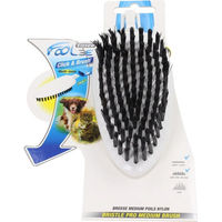 Produktbild von Foolee Easee Bristle-Pro Bürste für Kurzhaarige aus Nylon in Weiß, Größe Mittel
