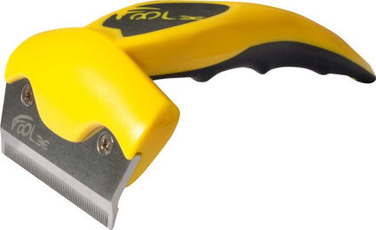 Produktbild von Foolee One Striegel Gelb Größe M für Hund Katze und Igel