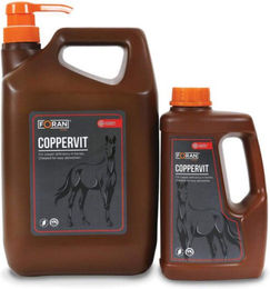 Foran Coppervit Mineralstoff und Vitaminergänzung für Jungpferde als Flüssigkeit zur Unterstützung von Wachstum und Bindegewebe – Bild 1 von 1