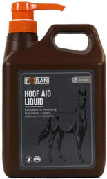 Foran Hoof Aid Liquid Huf-Ergänzungsfutter mit Biotin, Methionin und Zink 1l – Bild 1 von 1