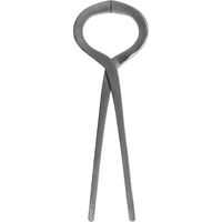 Produktbild von Forget Hufreiniger Lochzange aus Edelstahl in Silber