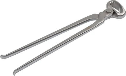 Produktbild von Forget Pro Pferdehufheber Hufzange aus Edelstahl in Silber