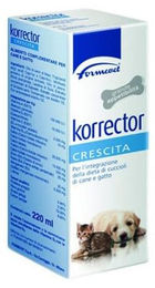 Formevet Korrector Crescita Nahrungsergänzung für Welpen und Kitten zur Unterstützung von Wachstum, Gelenken, Muskeln und Knochen 220 ml – Bild 1 von 3