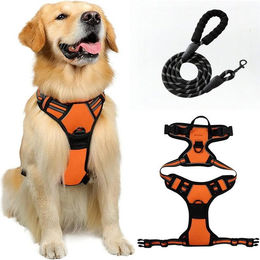 Forrlite Sportgeschirr für Hunde Anti Zug in Orange Größe L – Bild 1 von 3
