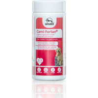 Produktbild von Fortan Carni-Fortan Pulver Nahrungsergänzung mit L-Carnitin und Taurin für Herz und Muskelaufbau 80 g - 80 g