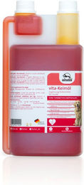 Fortan vita-Keimöl Haut und Fell Supplement für Hunde vegan 1000 ml - 1 l – Bild 1 von 4
