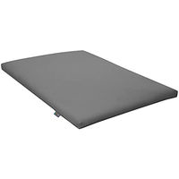 Produktbild von FORTISLINE Hundematte Grau 80x60 cm aus Kunstleder wasserabweisend und waschbar für kleine und mittelgroße Hunde