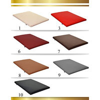 Produktbild von FORTISLINE Hundematte M Braun 80x60 cm aus Kunstleder wasserabweisend und waschbar für kleine und mittelgroße Hunde
