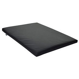 FORTISLINE Hundematte M Schwarz aus Kunstleder wasserabweisend und waschbar für kleine und mittelgroße Hunde 80x60 cm – Bild 1 von 5