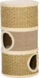 Fortuna Lai Katzenkratzbaum Kratztonne mit 3 Ebenen aus Sisal und Plüsch 37,5x37,5x70cm – Bild 1 von 1