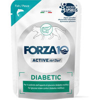 Produktbild von Forza 10 Diabetic Active Vet Diet Nassfutter für Katzen mit Fisch 12 x 80 g