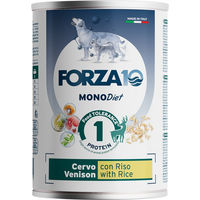 Produktbild von Forza 10 Diet Low Grain Nassfutter Wild und Reis Hypoallergen Monoprotein für Adult Hunde 6 x 400 g - 6 x 400 g