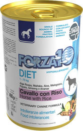 Produktbild von Forza 10 Diet Low Grain Pferd und Reis Nassfutter Paté Hypoallergen Monoprotein Adult 6 x 400 g