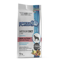 Produktbild von Forza 10 Medium Diet Low Grain Hundefutter Trockenfutter mit Schwein Hypoallergen Monoprotein Adult 2 x 12 kg - 2 x 12 kg