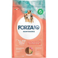 Produktbild von Forza10 Hund Maintenance Adult Light Trockenfutter Thunfisch mit Reis zur Gewichtskontrolle 12 kg - 12 kg