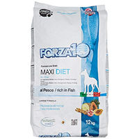 Produktbild von Forza10 Maxi Diet Canine Formula Hundefutter mit Fisch für große Hunde Adult Hypoallergen zur Gewichtskontrolle 2 x 12 kg - 2 x 12 kg