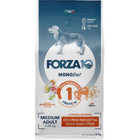 Produktbild von Forza10 Medium Diet Pferd Trockenfutter für adulte Pferde mit Monoprotein und Probiotika zur Gewichtskontrolle 12 kg - 12 kg