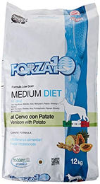 Forza10 Medium Diet Trockenfutter für Hunde mit Hirsch und Kartoffeln Monoprotein Hypoallergen 12 kg - 12 kg – Bild 1 von 2