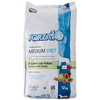 Produktbild von Forza10 Medium Diet Trockenfutter für Hunde mit Hirsch und Kartoffeln Monoprotein Hypoallergen 12 kg - 12 kg