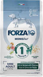 Produktbild von FORZA10 Mini Diet Trockenfutter Wild & Kartoffeln Hypoallergen zur Gewichtskontrolle 1,5 kg - 1,5 kg