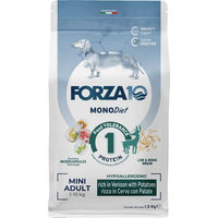Produktbild von FORZA10 Mini Diet Trockenfutter Wild & Kartoffeln Hypoallergen zur Gewichtskontrolle 1,5 kg - 1,5 kg