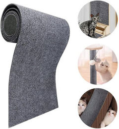 FOUORTUNATE-BEE Kratzmatte für Katzen als selbstklebender Kratzschutz für Sofa und Möbel 2er Set Grau – Bild 1 von 5