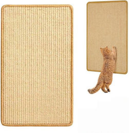 FOUORTUNATE-BEE Kratzmatte für Katzen aus Sisal 2er-Set Beige 25x50 cm – Bild 1 von 1
