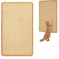 Produktbild von FOUORTUNATE-BEE Kratzmatte für Katzen aus Sisal 2er-Set Beige 25x50 cm