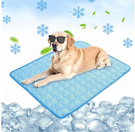 FOUORTUNATE-BEE Selbstkühlende Hundematte für Hunde und Katzen Blau Wasserabweisend – Bild 1 von 1