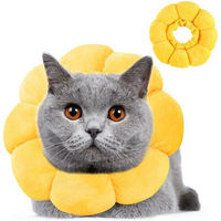 Produktbild von FOUORTUNATE-BEE Weicher Schutzkragen für Katzen und kleine Hunde 12–24 cm Anti-Leck Halskragen