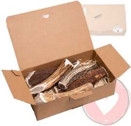 FOURLEGS Kauspaß für Hunde aus 100% Hirschgeweih XXL Sparpaket 5 Stück – Bild 1 von 1